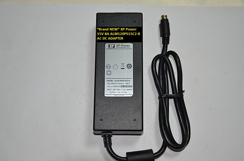 *Brand NEW* 15V 8A AC DC ADAPTER XP Power ALM120PS15C2-8